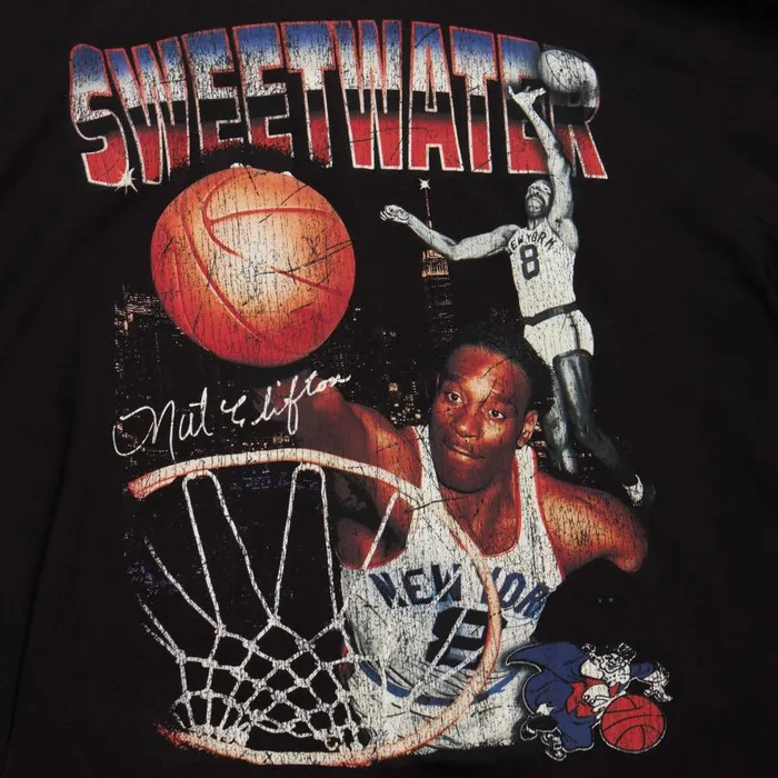 Mitchell and Ness Pioneer Tee New York Knicks Nat Clifton Men TShirts and Tops Mitchell and Ness Pioneer Tee New York Knicks Nat Clifton Men TShirts and Tops