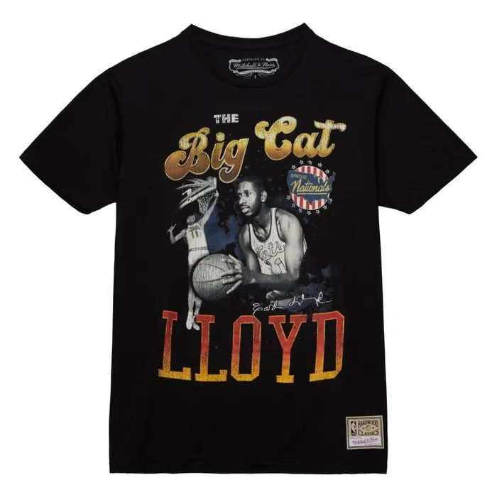 Mitchell and Ness Pioneer Tee Philadelphia 76ers Earl Lloyd Men TShirts and Tops Mitchell and Ness Pioneer Tee Philadelphia 76ers Earl Lloyd Men TShirts and Tops
