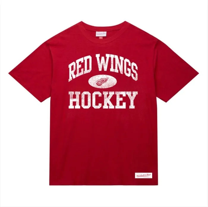 Mitchell and Ness Powerplay SS Slub Tee Detroit Red Wings Men TShirts and Tops Mitchell and Ness Powerplay SS Slub Tee Detroit Red Wings Men TShirts and Tops