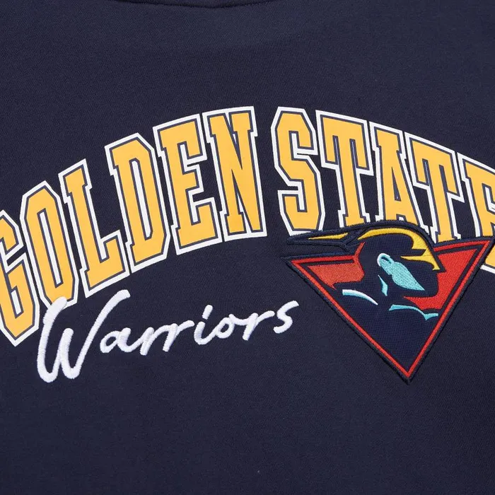 Mitchell and Ness Premium Fleece Hoodie Vintage Logo Golden State Warriors Men Hoodies and Sweatshirts Mitchell and Ness Premium Fleece Hoodie Vintage Logo Golden State Warriors Men Hoodies and Sweatshirts