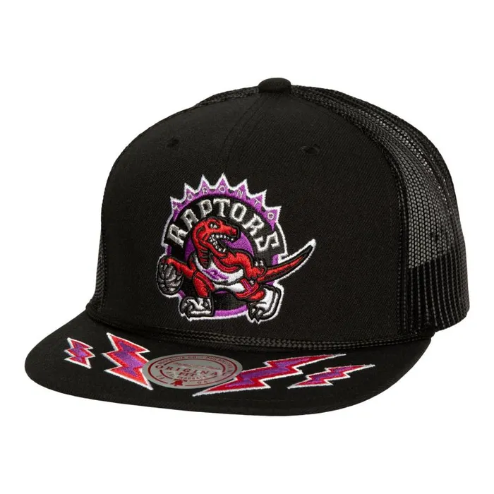 Mitchell and Ness Recharge Trucker HWC Toronto Raptors Men Hats and Headwear