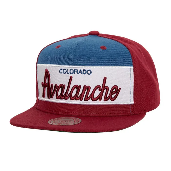 Mitchell and Ness Retro Sport Snapback Colorado Avalanche Men Hats and Headwear