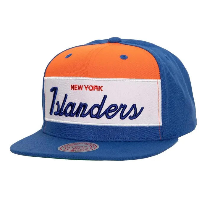 Mitchell and Ness Retro Sport Snapback Vntg New York Islanders Men Hats and Headwear Mitchell and Ness Retro Sport Snapback Vntg New York Islanders Men Hats and Headwear