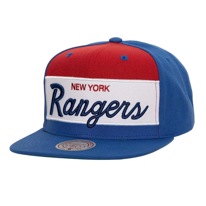 Mitchell and Ness Retro Sport Snapback Vntg New York Rangers Men Hats and Headwear Mitchell and Ness Retro Sport Snapback Vntg New York Rangers Men Hats and Headwear