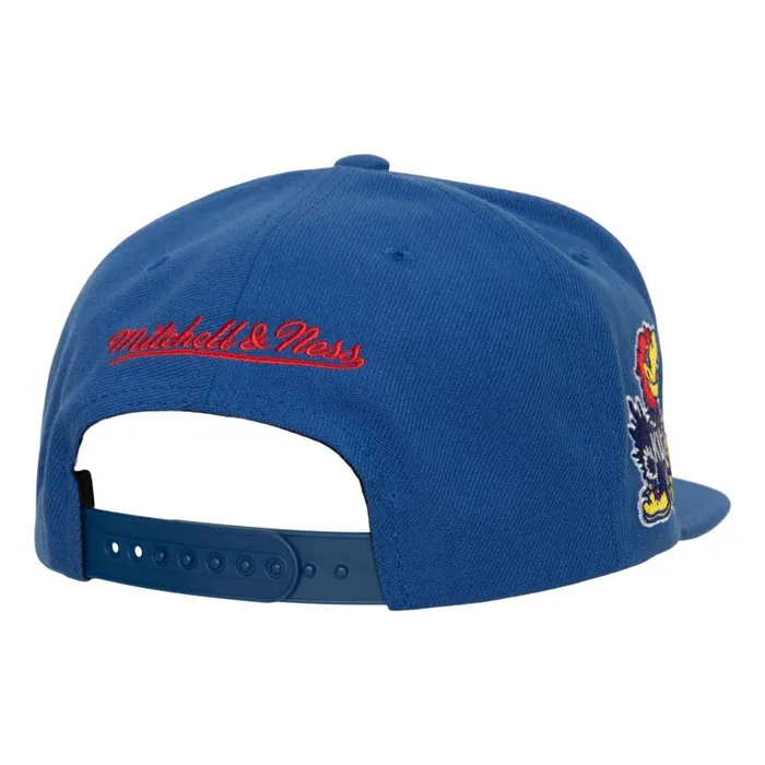 Mitchell and Ness Retro Sport Snapback Vntg University Of Kansas Men Hats and Headwear Mitchell and Ness Retro Sport Snapback Vntg University Of Kansas Men Hats and Headwear