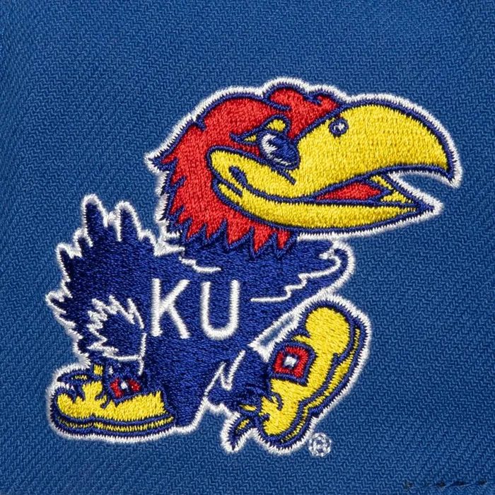 Mitchell and Ness Retro Sport Snapback Vntg University Of Kansas Men Hats and Headwear Mitchell and Ness Retro Sport Snapback Vntg University Of Kansas Men Hats and Headwear