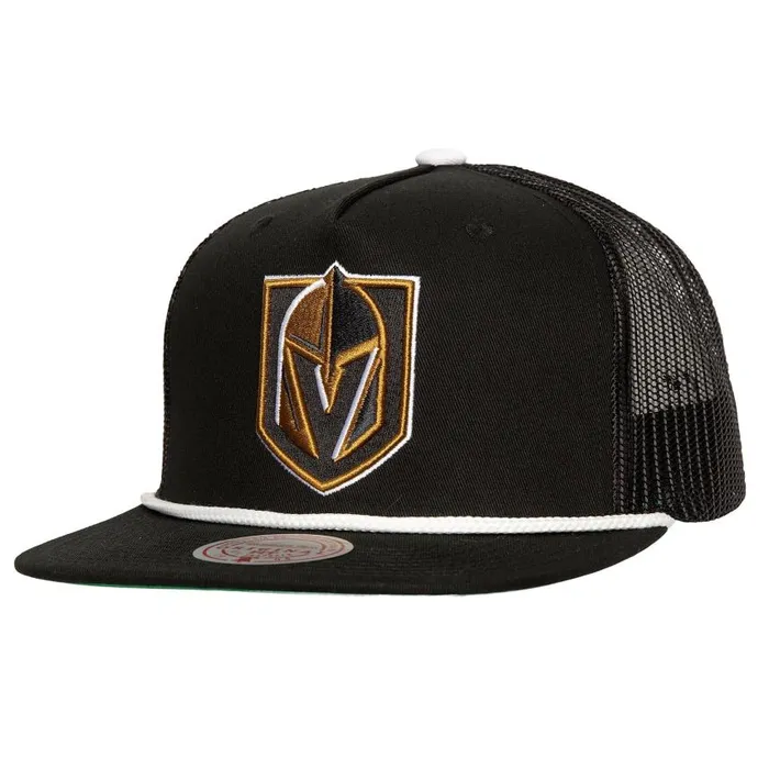 Mitchell and Ness Roper Trucker Vegas Golden Knights Men Hats and Headwear
