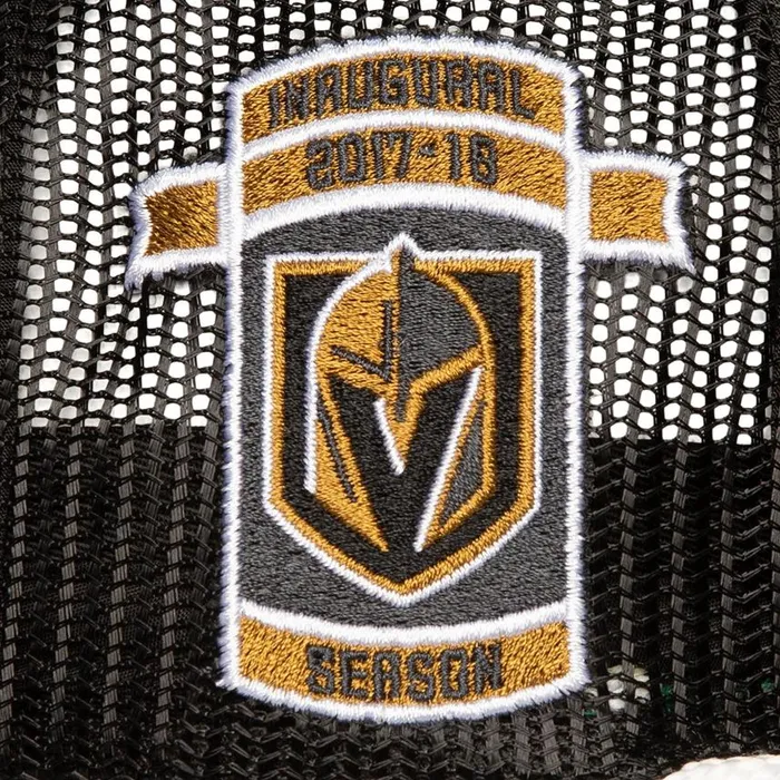 Mitchell and Ness Roper Trucker Vegas Golden Knights Men Hats and Headwear Mitchell and Ness Roper Trucker Vegas Golden Knights Men Hats and Headwear