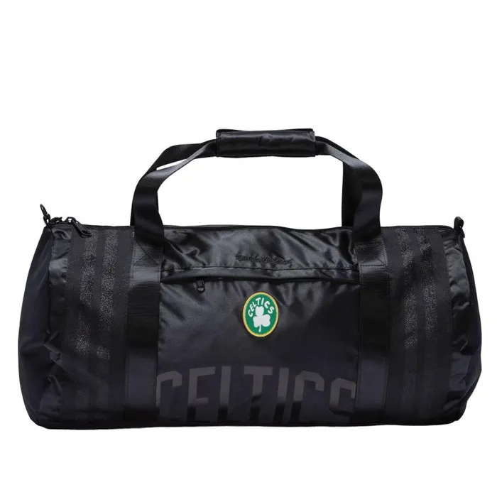 Mitchell and Ness Satin Duffel Bag Boston Celtics Men Bags and Backpacks