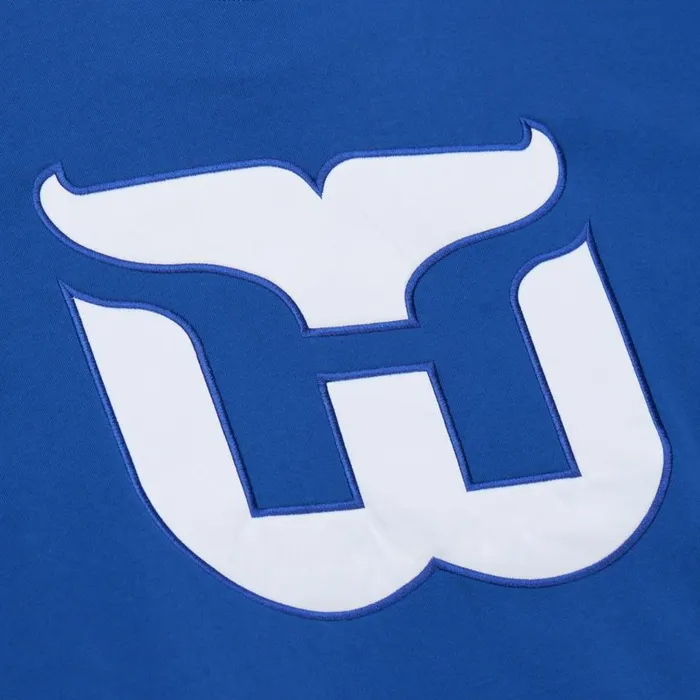 Mitchell and Ness Satin Insert Fleece Crew Hartford Whalers Men Hoodies and Sweatshirts Mitchell and Ness Satin Insert Fleece Crew Hartford Whalers Men Hoodies and Sweatshirts