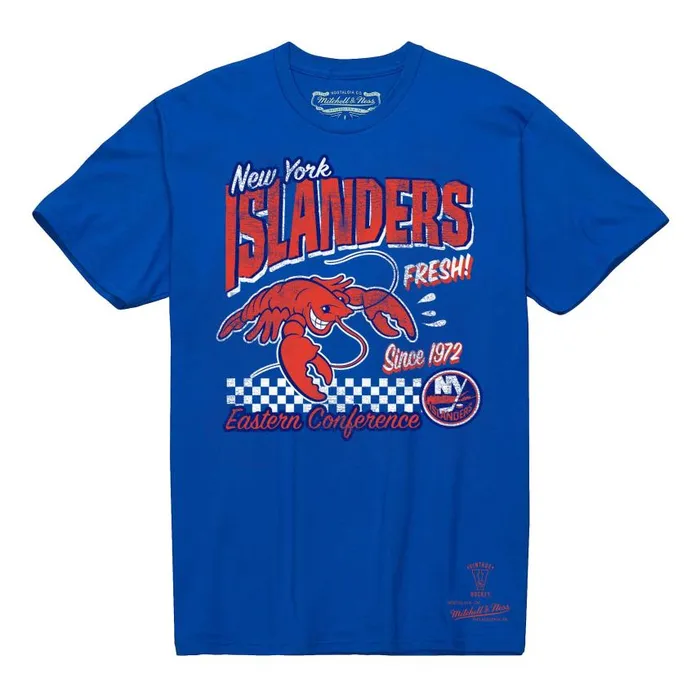 Mitchell and Ness Seafood Tee New York Islanders Men TShirts and Tops