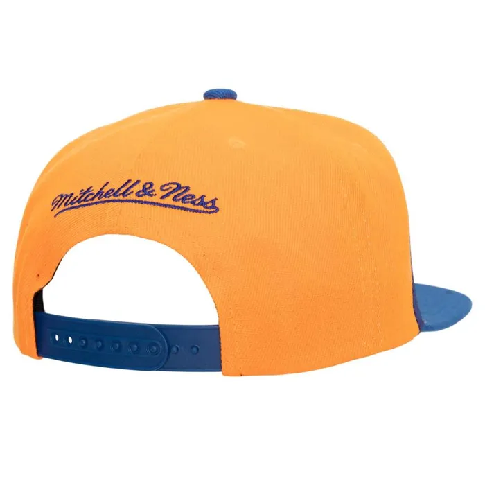 Mitchell and Ness Sharktooth Snapback HWC New York Knicks Men Hats and Headwear Mitchell and Ness Sharktooth Snapback HWC New York Knicks Men Hats and Headwear