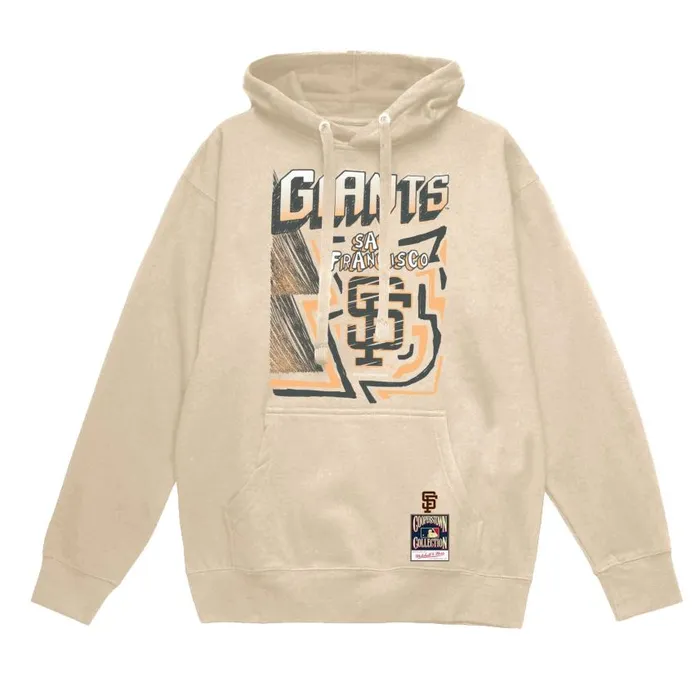 Mitchell and Ness Sidewalk Sketch Hoodie San Francisco Giants Men Hoodies and Sweatshirts Mitchell and Ness Sidewalk Sketch Hoodie San Francisco Giants Men Hoodies and Sweatshirts