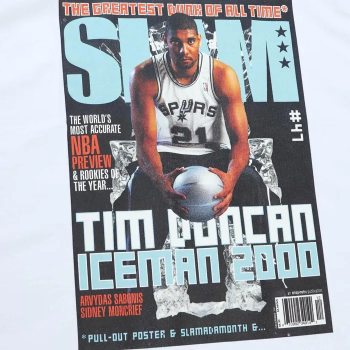 Mitchell and Ness Slam Cover San Antonio Spurs Tim Duncan Men TShirts and Tops Mitchell and Ness Slam Cover San Antonio Spurs Tim Duncan Men TShirts and Tops