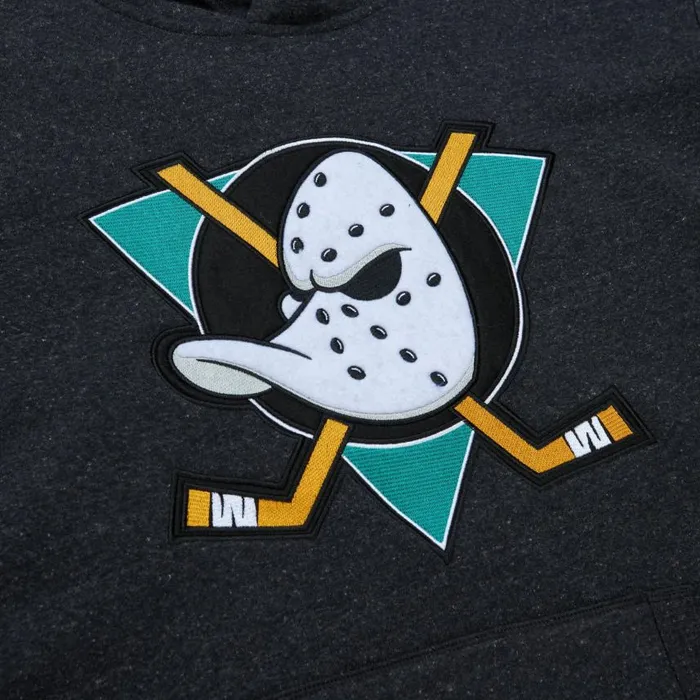 Mitchell and Ness Snow Washed Fleece Hoodie Anaheim Ducks Men Hoodies and Sweatshirts Mitchell and Ness Snow Washed Fleece Hoodie Anaheim Ducks Men Hoodies and Sweatshirts