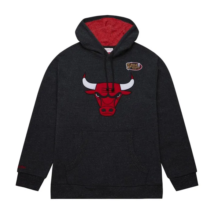 Mitchell and Ness Snow Washed Fleece Hoodie Chicago Bulls Men Hoodies and Sweatshirts Mitchell and Ness Snow Washed Fleece Hoodie Chicago Bulls Men Hoodies and Sweatshirts