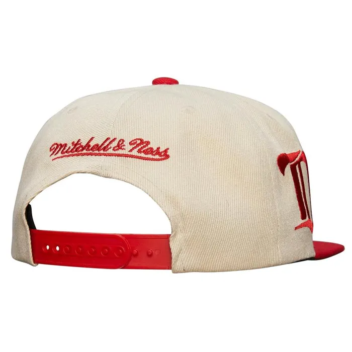 Mitchell and Ness Speed Zone Snapback Vntg Detroit Red Wings Men Hats and Headwear Mitchell and Ness Speed Zone Snapback Vntg Detroit Red Wings Men Hats and Headwear