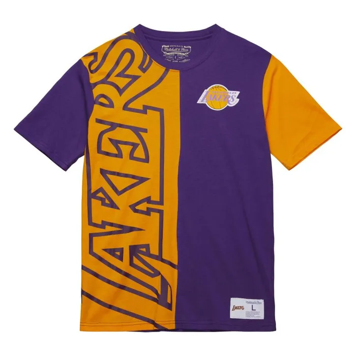 Mitchell and Ness SS Fashion Tee Los Angeles Lakers Kids TShirts and Tops