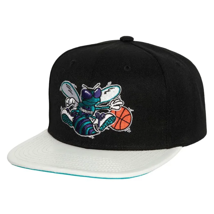 Mitchell and Ness SSBSTS Snapback HWC Charlotte Hornets Men Hats and Headwear Mitchell and Ness SSBSTS Snapback HWC Charlotte Hornets Men Hats and Headwear
