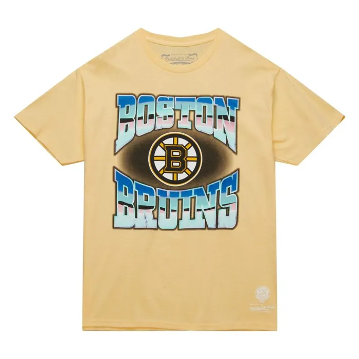 Mitchell and Ness Stateside Pastel SS Tee Boston Bruins Men TShirts and Tops