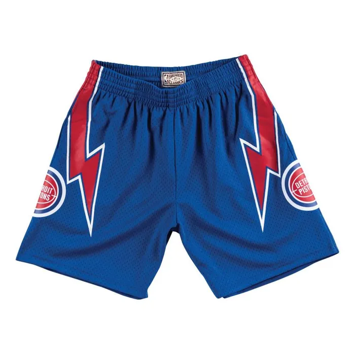 Mitchell and Ness Swingman Shorts Detroit Pistons Road 197879 Men Shorts