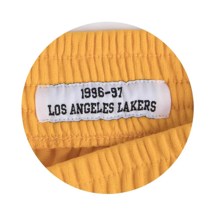 Mitchell and Ness Swingman Shorts Los Angeles Lakers Home 199697 Men Shorts Mitchell and Ness Swingman Shorts Los Angeles Lakers Home 199697 Men Shorts