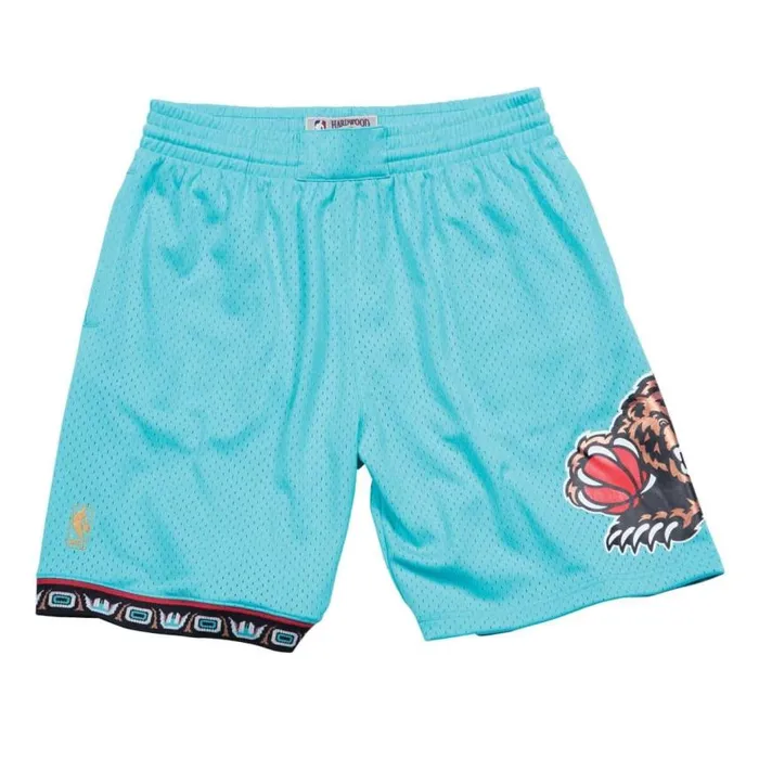 Mitchell and Ness Swingman Shorts Vancouver Grizzlies Road 199697 Men Shorts