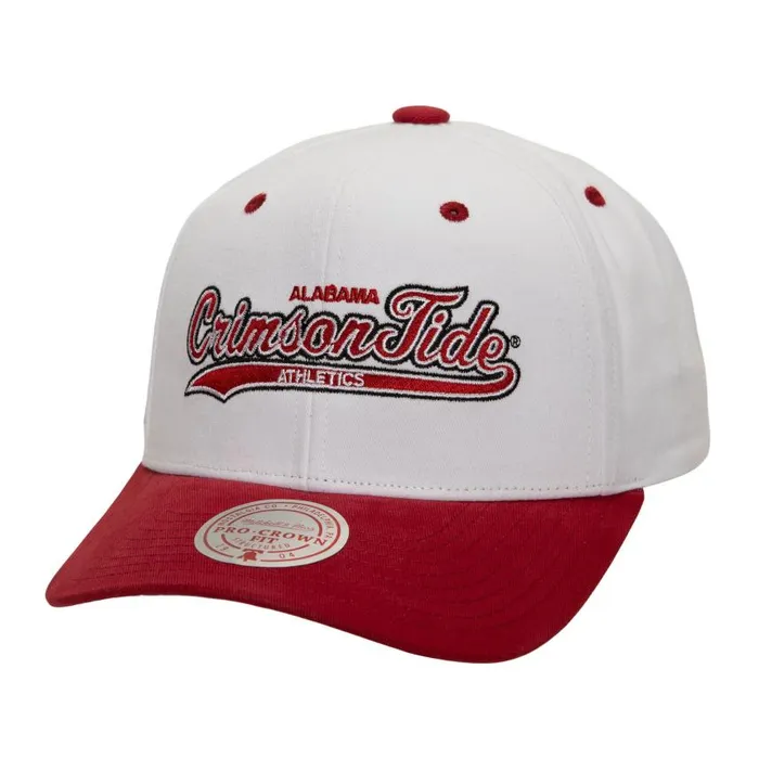 Mitchell and Ness Tail Sweep Pro Snapback V University Of Alabama Men Hats and Headwear Mitchell and Ness Tail Sweep Pro Snapback V University Of Alabama Men Hats and Headwear