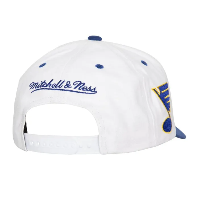 Mitchell and Ness Tail Sweep Pro Snapback Vntg St Louis Blues Men Hats and Headwear Mitchell and Ness Tail Sweep Pro Snapback Vntg St Louis Blues Men Hats and Headwear