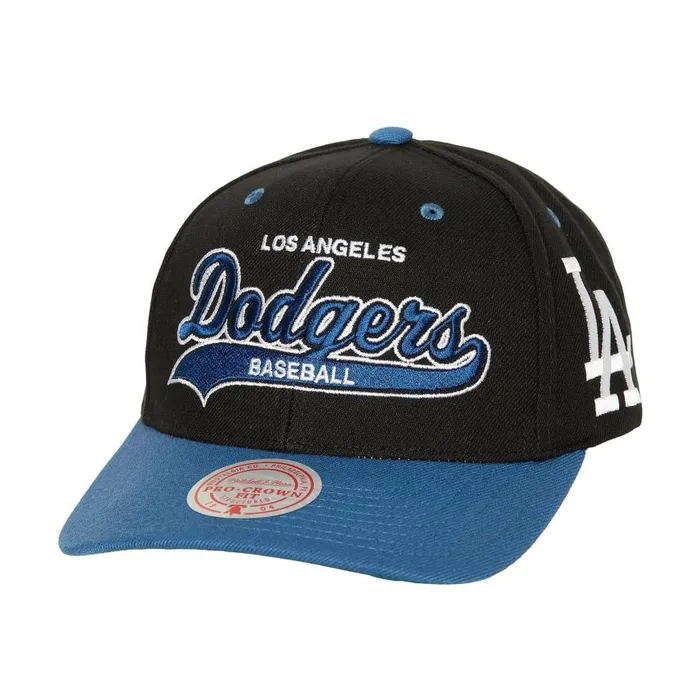Mitchell and Ness Tailsweep 20 Pro Snapback Los Angeles Dodgers Men Hats and Headwear Mitchell and Ness Tailsweep 20 Pro Snapback Los Angeles Dodgers Men Hats and Headwear