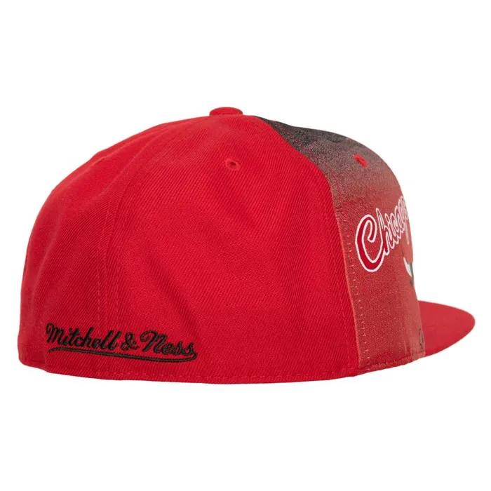 Mitchell and Ness Tapestry Fitted HWC Chicago Bulls Men Hats and Headwear Mitchell and Ness Tapestry Fitted HWC Chicago Bulls Men Hats and Headwear