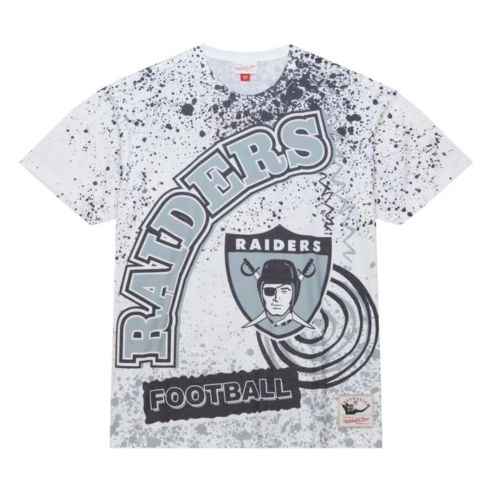 Mitchell and Ness Team Burst Sublimated SS Tee Oakland Raiders Men TShirts and Tops Mitchell and Ness Team Burst Sublimated SS Tee Oakland Raiders Men TShirts and Tops