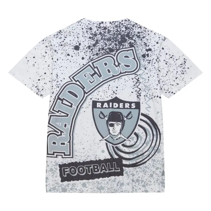 Mitchell and Ness Team Burst Sublimated SS Tee Oakland Raiders Men TShirts and Tops Mitchell and Ness Team Burst Sublimated SS Tee Oakland Raiders Men TShirts and Tops