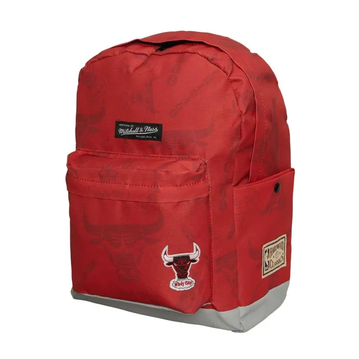 Mitchell and Ness Team Logo Backpack Chicago Bulls Men Bags and Backpacks