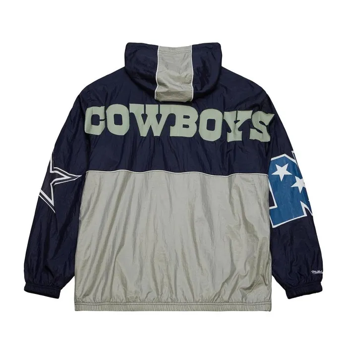 Mitchell and Ness Team OG 20 Anorak Windbreaker Dallas Cowboys Men Jackets and Outerwear Mitchell and Ness Team OG 20 Anorak Windbreaker Dallas Cowboys Men Jackets and Outerwear