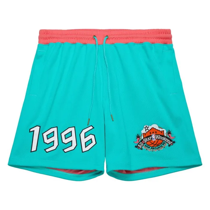 Mitchell and Ness Team OG 20 Fashion Shorts 7034 Vintage Logo AllStar NBA 1996 Men Shorts Mitchell and Ness Team OG 20 Fashion Shorts 7034 Vintage Logo AllStar NBA 1996 Men Shorts