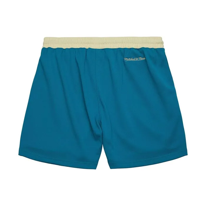 Mitchell and Ness Team OG 20 Fashion Shorts 7034 Vintage Logo Charlotte Hornets Men Shorts