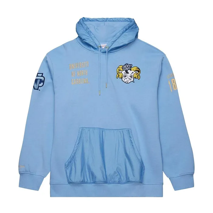 Mitchell and Ness Team OG 20 Fleece Hoodie Vintage Logo University Of North Carolina Men Hoodies and Sweatshirts Mitchell and Ness Team OG 20 Fleece Hoodie Vintage Logo University Of North Carolina Men Hoodies and Sweatshirts