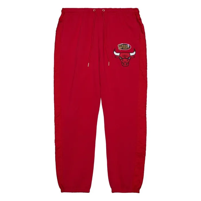 Mitchell and Ness Team OG 20 Fleece Pants Vintage Logo Chicago Bulls Men Pants Mitchell and Ness Team OG 20 Fleece Pants Vintage Logo Chicago Bulls Men Pants