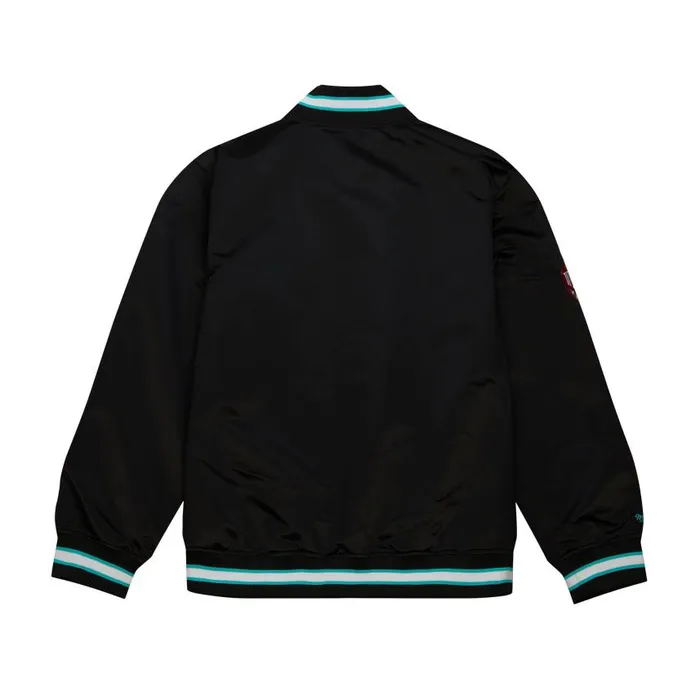 Mitchell and Ness Team OG 20 Lightweight Satin Jacket Vancouver Grizzlies Men Jackets and Outerwear Mitchell and Ness Team OG 20 Lightweight Satin Jacket Vancouver Grizzlies Men Jackets and Outerwear