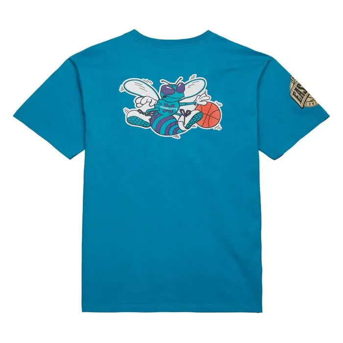 Mitchell and Ness Team OG 20 Premium SS Tee Vintage Logo Charlotte Hornets Men TShirts and Tops Mitchell and Ness Team OG 20 Premium SS Tee Vintage Logo Charlotte Hornets Men TShirts and Tops