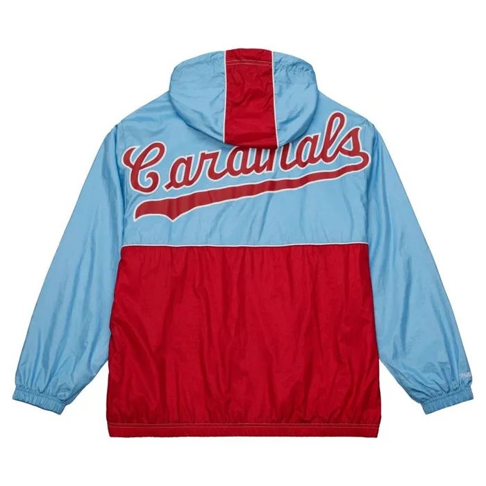 Mitchell and Ness Team OG Anorak Windbreaker St Louis Cardinals Men Jackets and Outerwear Mitchell and Ness Team OG Anorak Windbreaker St Louis Cardinals Men Jackets and Outerwear