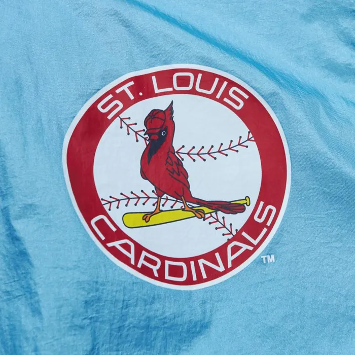 Mitchell and Ness Team OG Anorak Windbreaker St Louis Cardinals Men Jackets and Outerwear Mitchell and Ness Team OG Anorak Windbreaker St Louis Cardinals Men Jackets and Outerwear