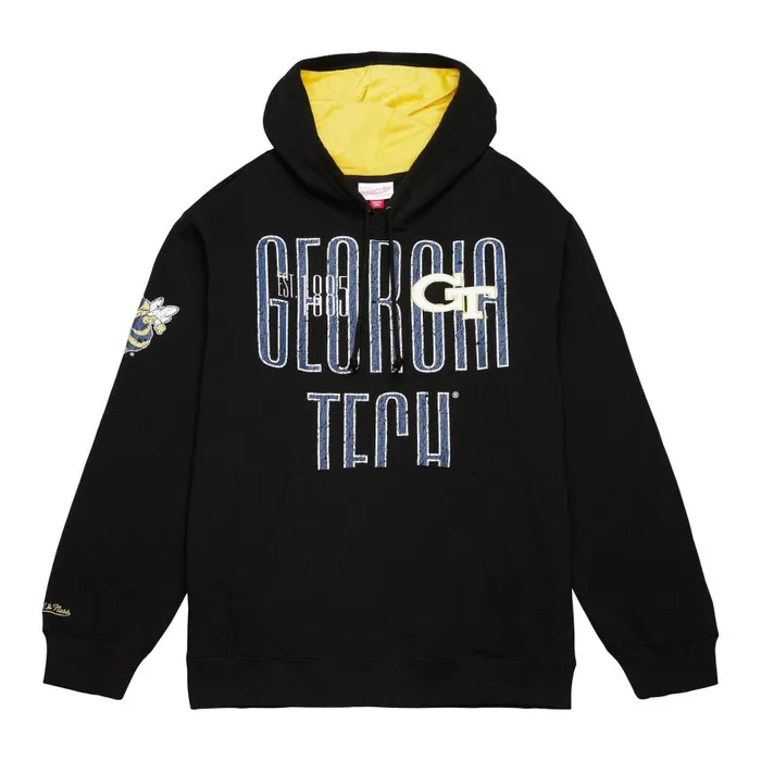 Mitchell and Ness Team OG Fleece Hoodie Georgia Tech Men Hoodies and Sweatshirts Mitchell and Ness Team OG Fleece Hoodie Georgia Tech Men Hoodies and Sweatshirts