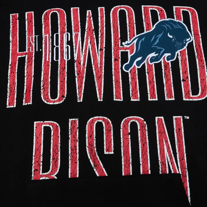 Mitchell and Ness Team OG Fleece Hoodie Howard University Men Hoodies and Sweatshirts Mitchell and Ness Team OG Fleece Hoodie Howard University Men Hoodies and Sweatshirts