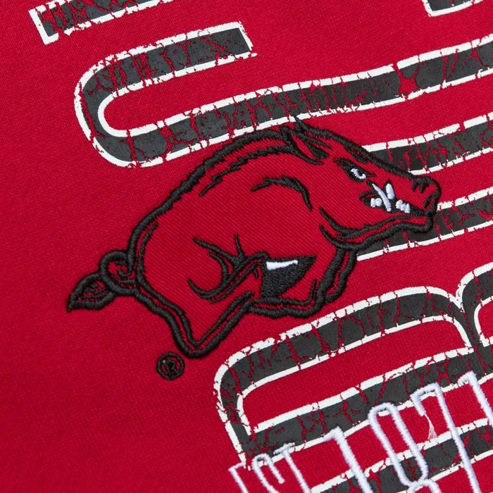 Mitchell and Ness Team OG Fleece Pants University Of Arkansas Men Pants Mitchell and Ness Team OG Fleece Pants University Of Arkansas Men Pants