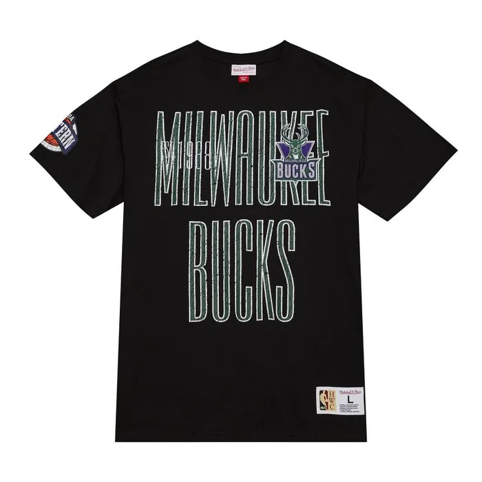 Mitchell and Ness Team OG Premium SS Tee Milwaukee Bucks Men TShirts and Tops Mitchell and Ness Team OG Premium SS Tee Milwaukee Bucks Men TShirts and Tops