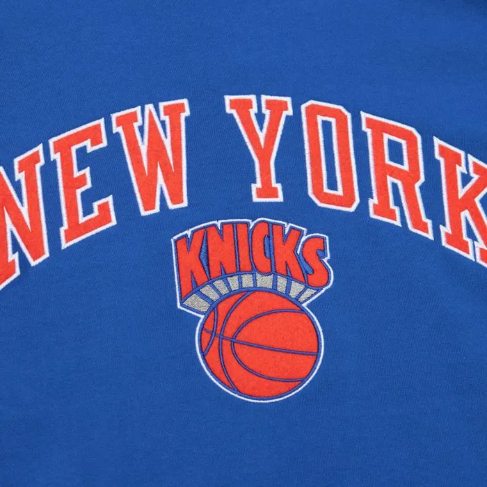 Mitchell and Ness There And Back Fleece Crew New York Knicks Men Hoodies and Sweatshirts Mitchell and Ness There And Back Fleece Crew New York Knicks Men Hoodies and Sweatshirts