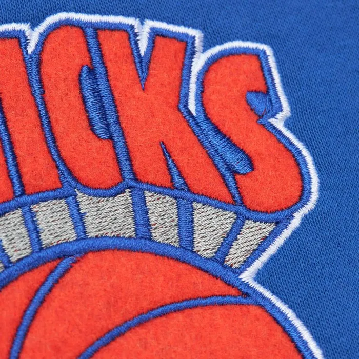 Mitchell and Ness There And Back Fleece Crew New York Knicks Men Hoodies and Sweatshirts Mitchell and Ness There And Back Fleece Crew New York Knicks Men Hoodies and Sweatshirts