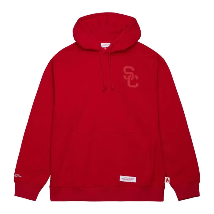 Mitchell and Ness Tonal Logo Heavyweight Fleece Current Logo USC Men Hoodies and Sweatshirts Mitchell and Ness Tonal Logo Heavyweight Fleece Current Logo USC Men Hoodies and Sweatshirts